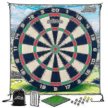 Golf game with golf ball with chipping mat