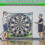 Golf game with golf ball with chipping mat 2