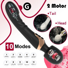 10 Vibration Modes Dildo Double Head G-spot Vibrator Adult Sex Toys