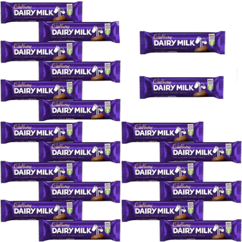20 x Cadbury Dairy Milk Chocolate 45g Bar Classic (Best Before: 01-2025)
