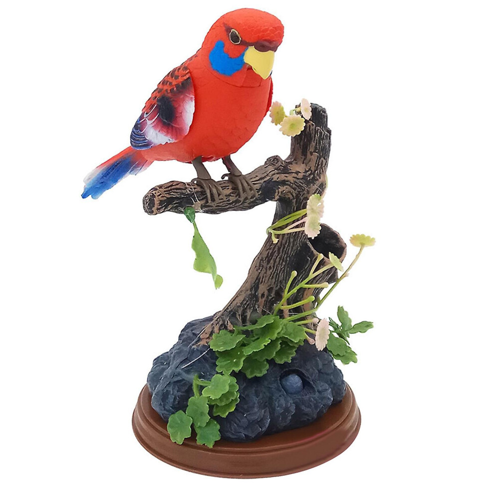 (517F) Talking Parrot Toy,moving Beak And Tail