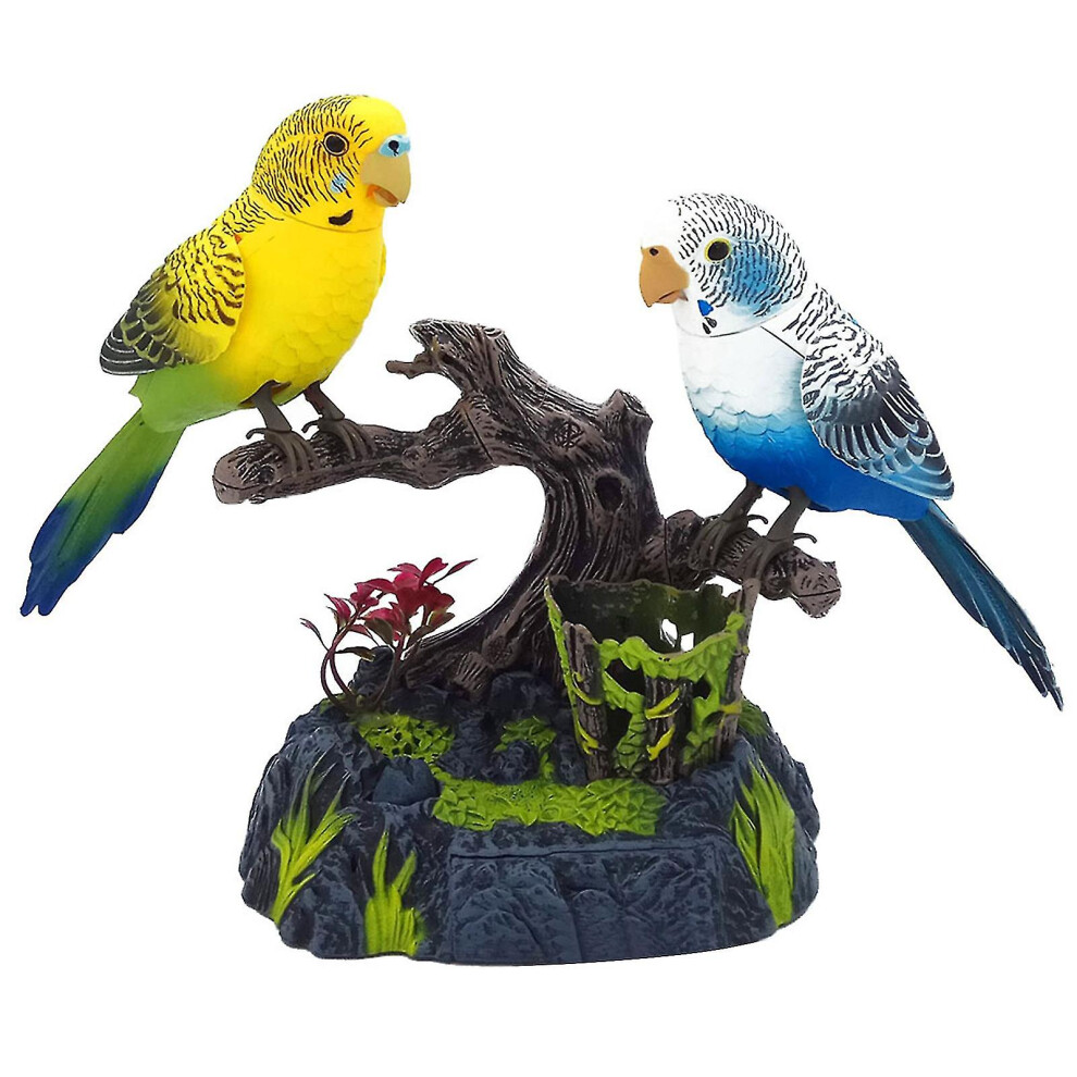 (513GH) Talking Parrot Toy,moving Beak And Tail