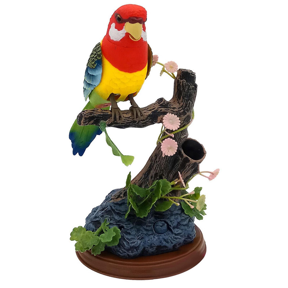 (517E) Talking Parrot Toy,moving Beak And Tail