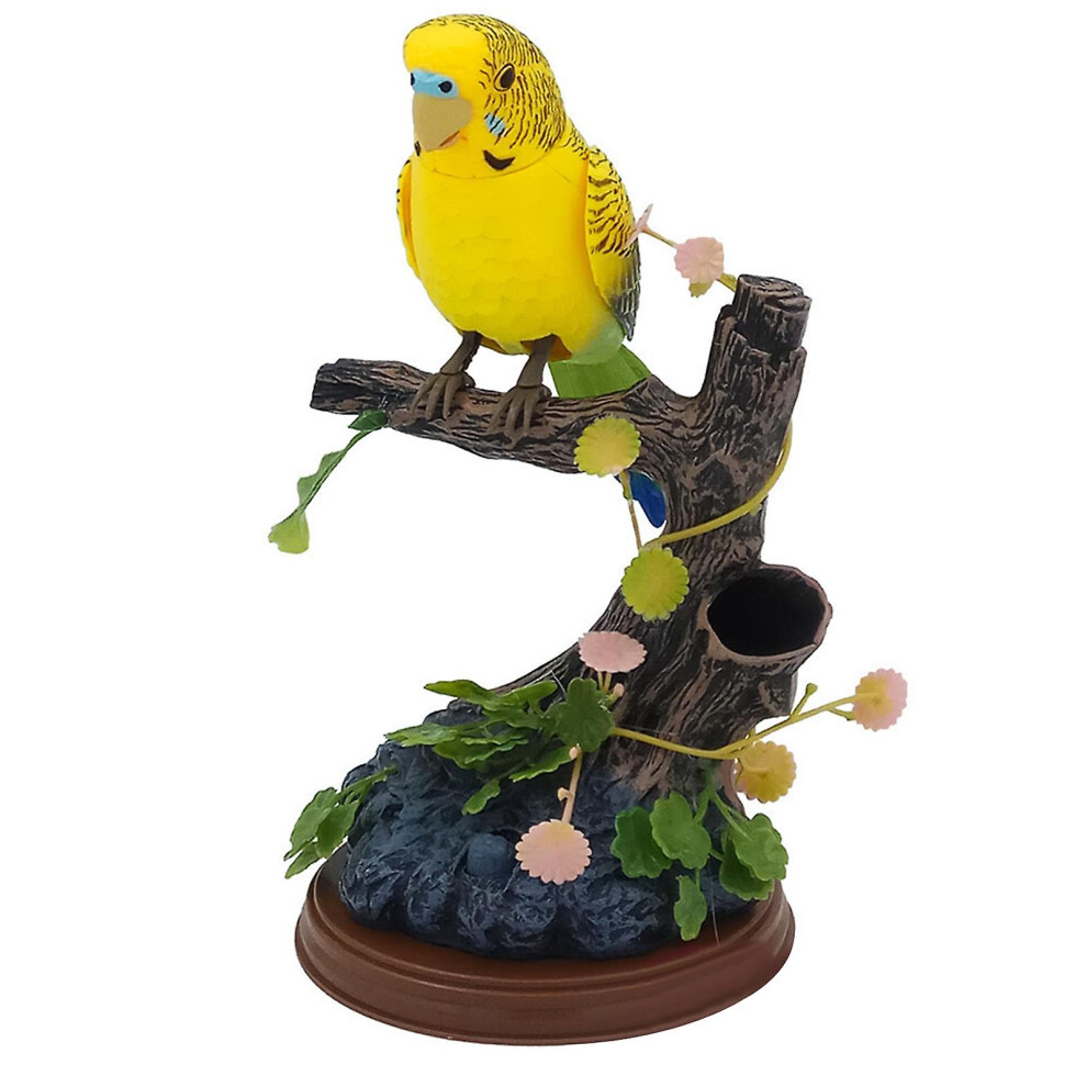 (517H) Talking Parrot Toy,moving Beak And Tail