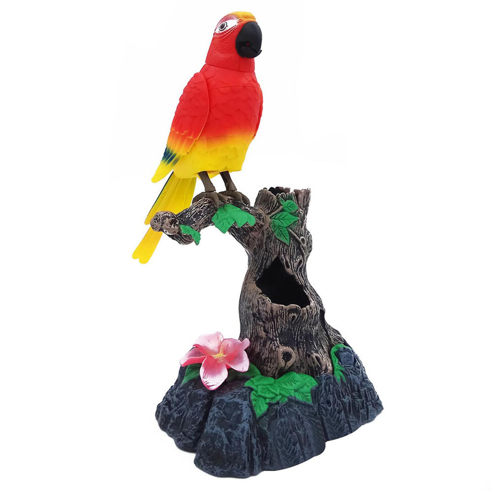 (505G) Talking Parrot Toy,moving Beak And Tail