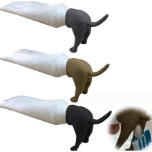 3pcs Dog Butt Toothpaste Topper Toothpaste Squeezer