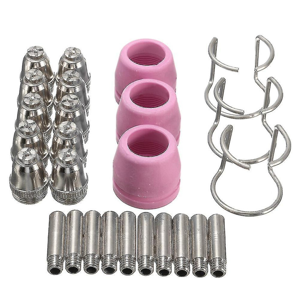 Plasma Cutter Consumables Kit Sg-55 Ag-60Cutting Torch Tip Nozzle(26Pcs) 6909589629128