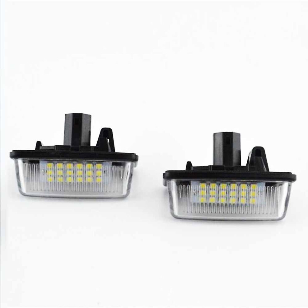 (Pair) For Toyota Alphard Wish Noah/voxy Estima Caldina Corolla Crown Majesta Starlet Sprinter Celica Raum Led License Plate Light