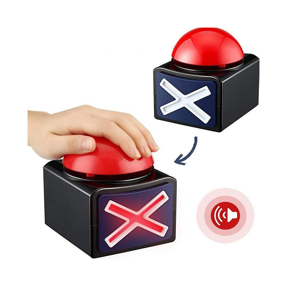 Game Answer Buzzer Alarm Button With Sound Trivia Quiz Got Talent Buzzer Light