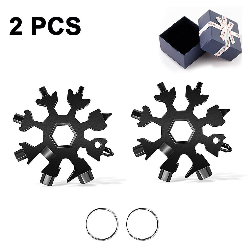 Snowflake Multi Tool, Snowboarding Screwdriver Compact Snowflakes Multitool, Snowflake Tool For Bottle Opener/Outdoor Camping/Keychain 6909589632968