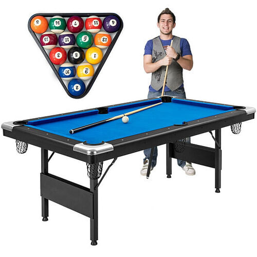 REAHOISY 36-Inch Mini Pool Table Set - Portable Tabletop Billiards With Balls, Cues & Accessories