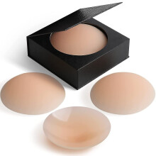 Nippies Nipple Cover - Sticky Adhesive Silicone Nipple Pasties - Reusable Pasty Nipple Covers For Women With Travel Box