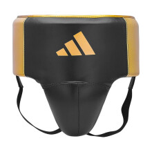 (X-Large) ADIDAS ADISTAR PRO BOXING MENS GROIN GUARD - BLACK/GOLD