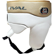 (X-Large) RIVAL NFL100 PROFESSIONAL BOXING GROIN GUARD - WHITE