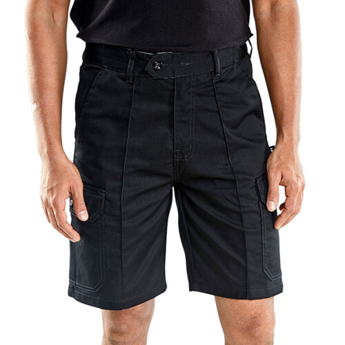 BEESWIFT CARGO POCKET SHORTS BLACK 38