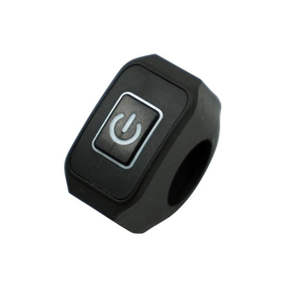 (White) Motorcycle Handlebar Switch With Led Lamp Momentry Buttton For Electric Car 22mm-image-OPC-PDSH9QW-NEW