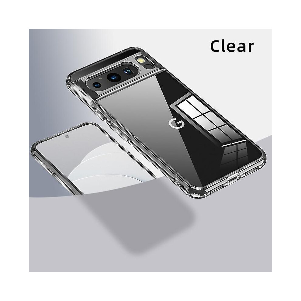 (Clear, For Google Pixel 8) Magsafe Case For Google Pixel 8 Pro/Pixel 8, Matte Hard Back 6909589662316