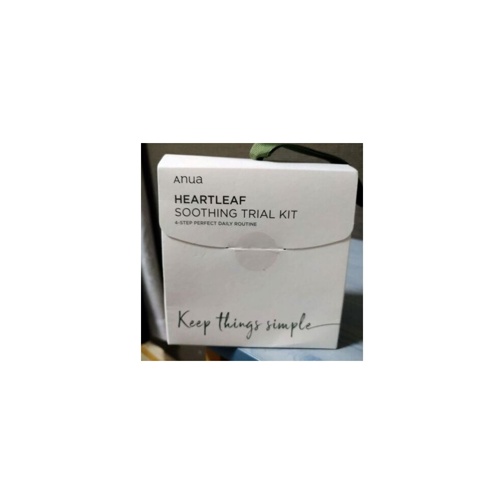 Anua Heartleaf Soothing Trial Kit 4 step Perfect Daily Routine Keep Thing Simple