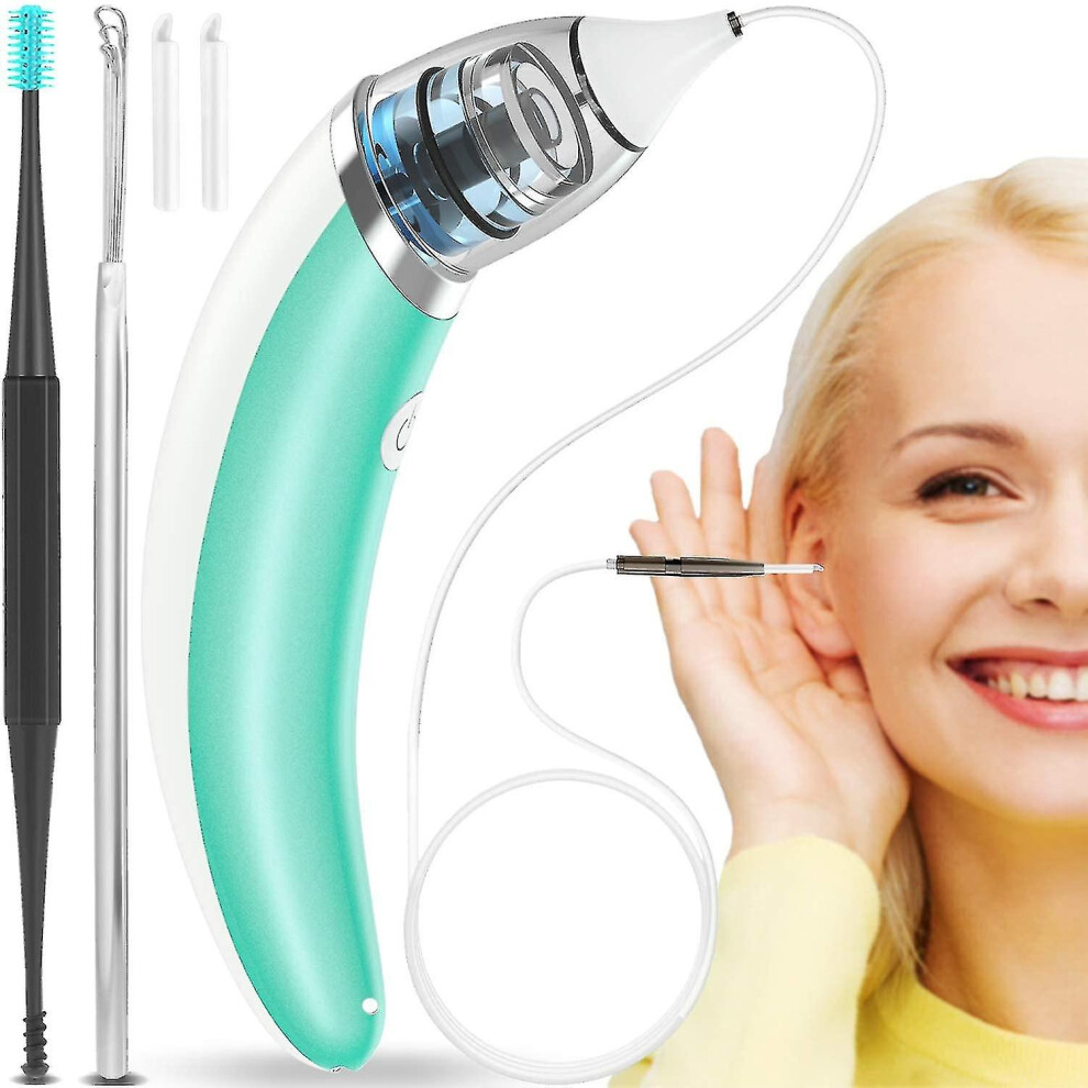 Ear Vacuum Ear Wax Vacuum Suction, Electric Ear Wax Sucker Removal Cleaner With 5 Level Suction Power, Ear Cleaning Kit Usb Rechargeable Includes Ear