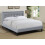 Comfy Living (Light Grey, 4ft6 Double) Buttoned Headboard Grey, Blue, Stone Fabric Bed Frame 1