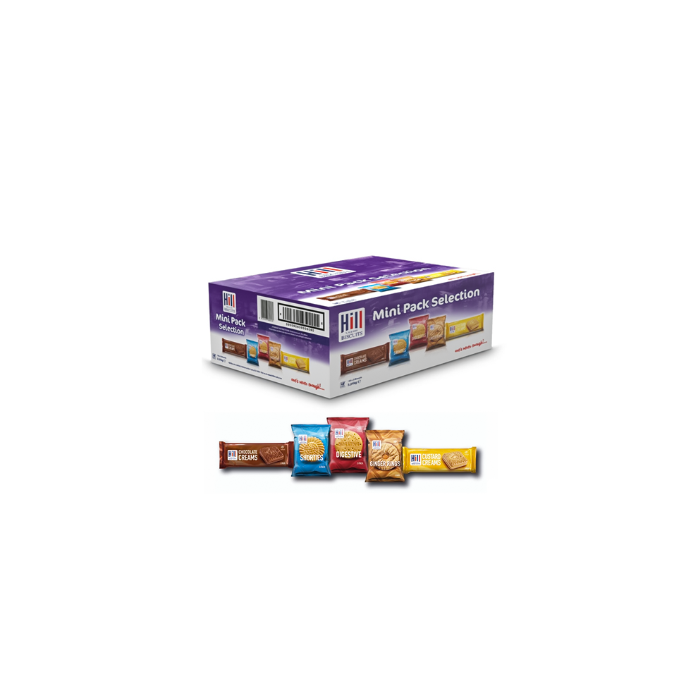 Hills Biscuits Mini Pack Variety Selection (100x 3 Pack Biscuits) Best Before January 2025