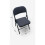 Folding Exam Table with Black Fabric Chair Set 8