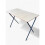 Folding Table Chairs Dining cafe canteen Site Set Large Rectangular 6