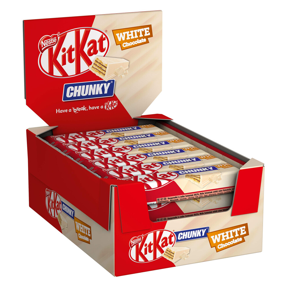 Kitkat Chunky White (Pack of 24) Delicious Tasty And Treaty