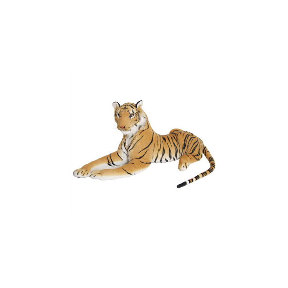 Xylfly (, 50Cm) Large Giant Tiger Teddy Leopard Wild Animal Soft Plush Stuffed Toy Kids Gifts Yellow