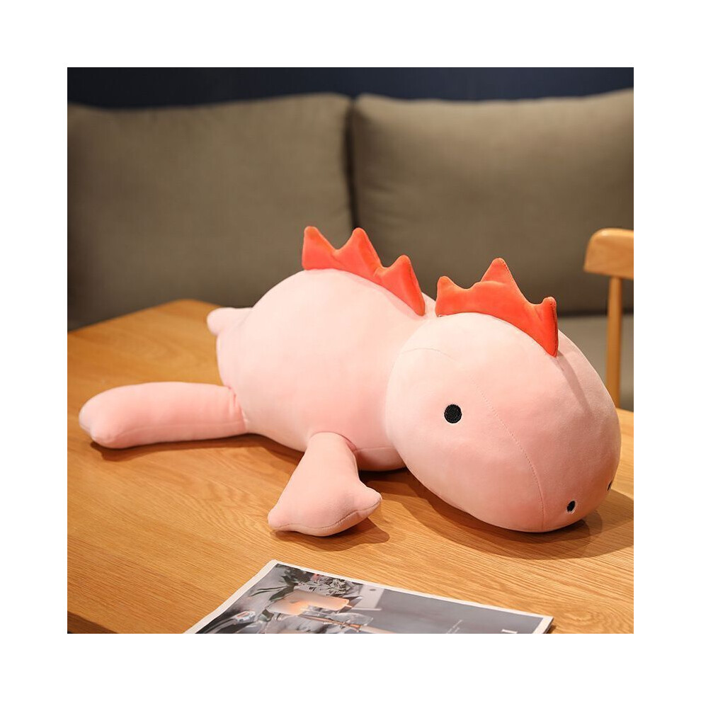 Xylfly (, 45Cm) Cute Dinosaur Weighted Stuffed Sleep Pillow Doll Lovely Soft Plush Toys Kids Toy Pink