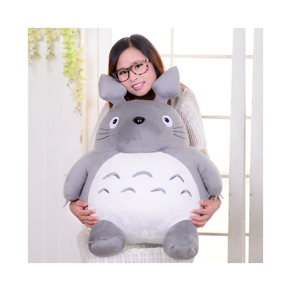 (45CM) Large Anime My Neighbor TOTORO Plush Toy soft Stuffed Doll Big Gift for Kids