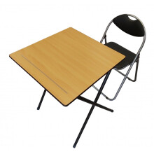 Folding Exam Table With Chair Set