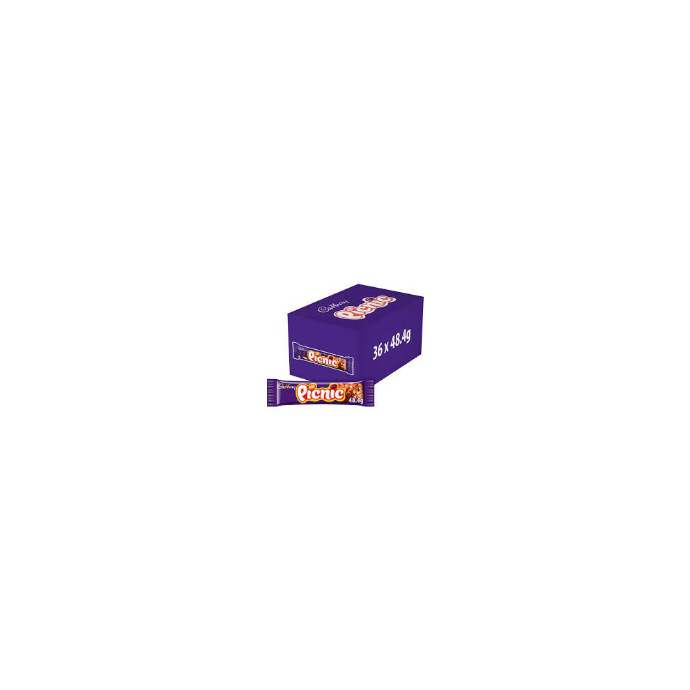 Cadbury Picnic Chocolate Bars(36X48g) Delicious Tasty And Treaty