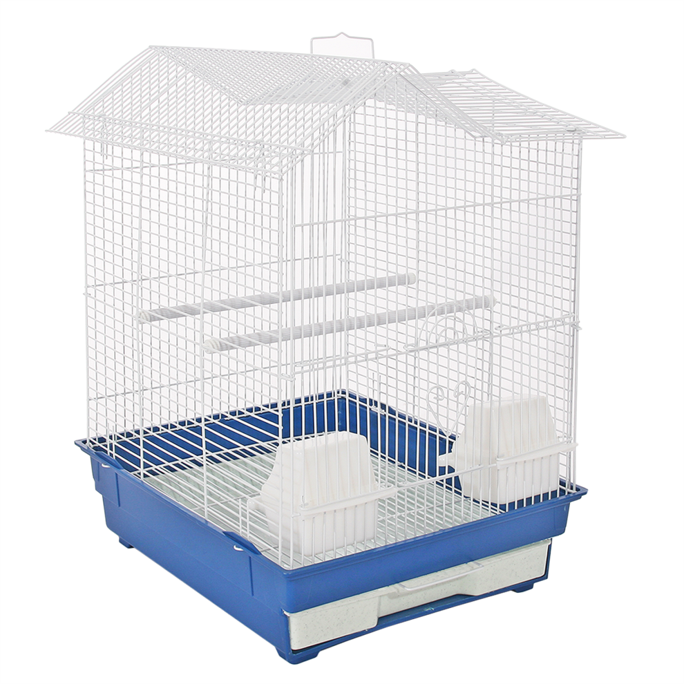 KCT Santiago Plus Exotic Portable Bird Cage Small - Blue