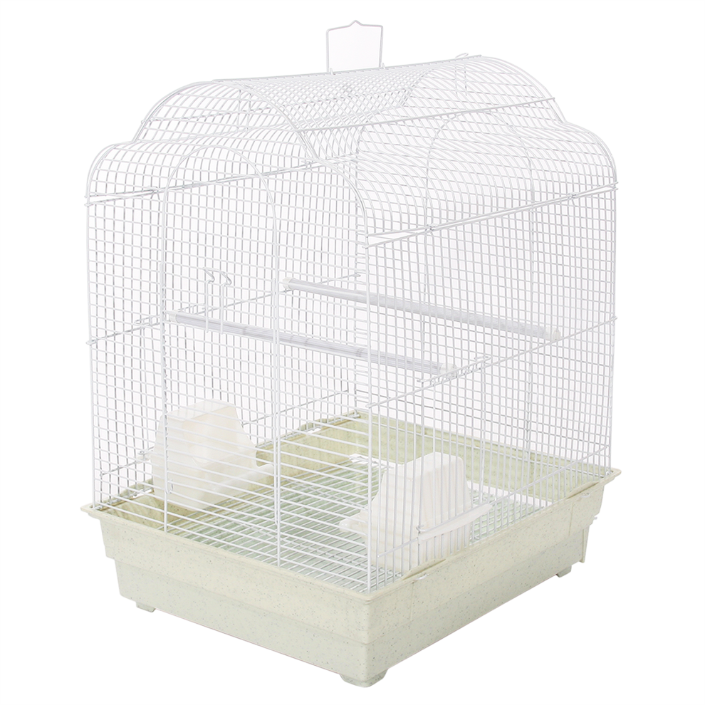 KCT Rosario Plus Exotic Portable Bird Cage Small - White