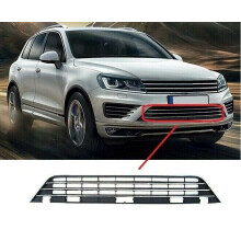 VW Touareg R -Line 2014-2018 Front Lower Centre Bumper Grille Black With Chrome