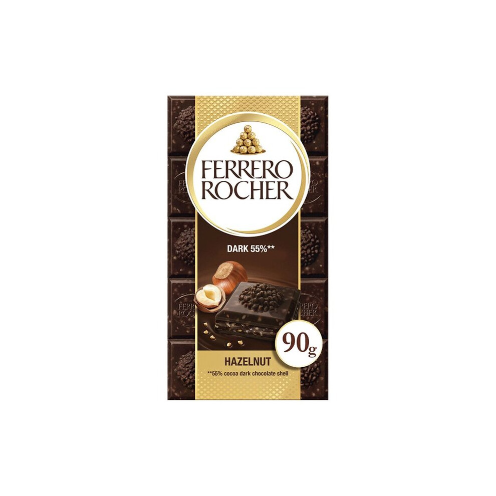 Ferrero Rocher Hazelnut Chocolate Bar Delicious Tasty ( Pack Of 6)