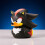 Sonic the Hedgehog SHADOW Mini TUBBZ Rubber Duck 2