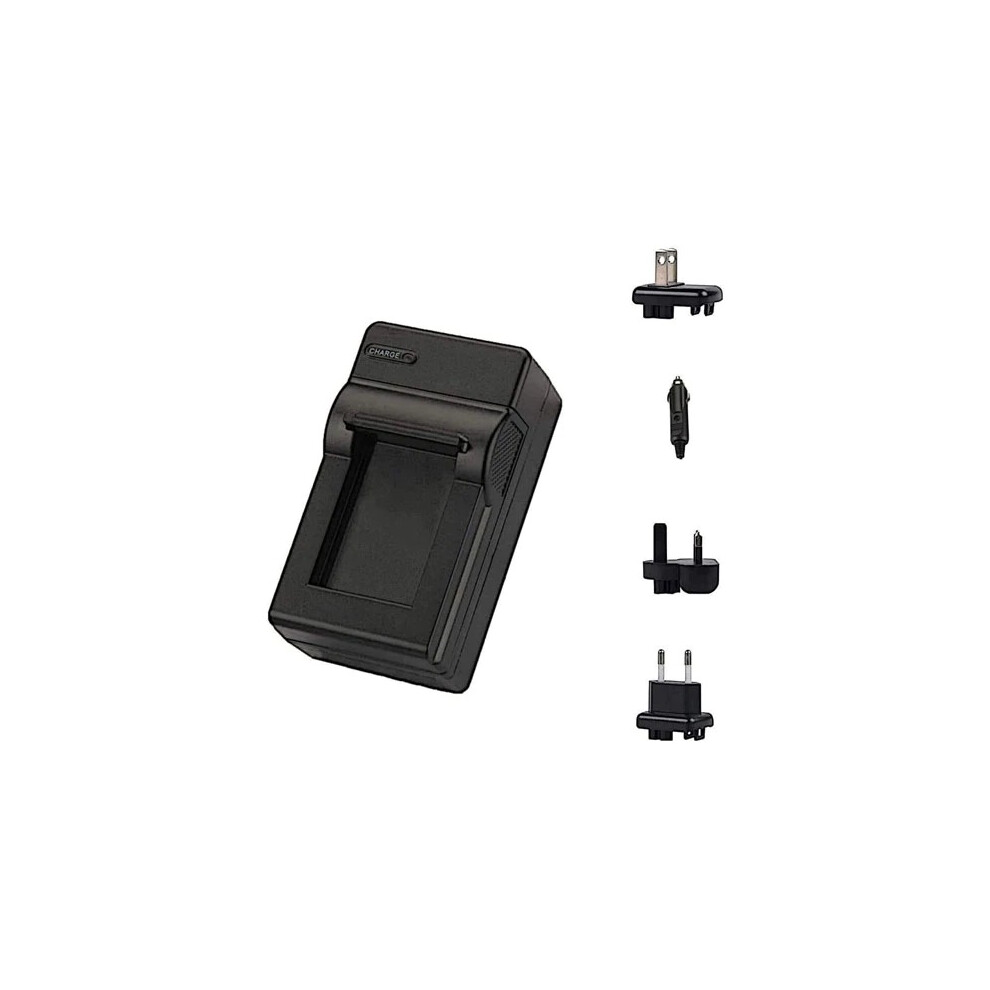Battery Charger For Sony DCR-PC3 DCR-PC3E DCR-PC4 DCR-PC4E Camera - UK, USA, EU and Car Travel Adapter Included