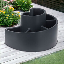 Large Herb Spiral Planter Flowers Plant 6 Section Grower Organiser Balcony Patio