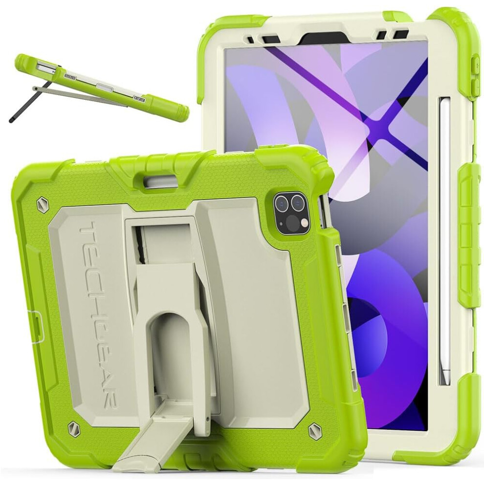 [ArmourSHIELD] Full Body Tough Rugged Case with Folding Stand & Protector For Apple iPad Air 10.9" 4th/5th Gen (2022/20) & iPad Pro 11" 4th/3rd Gen