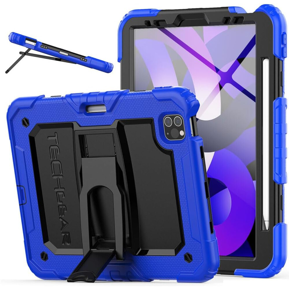 [ArmourSHIELD] Full Body Tough Rugged Case with Folding Stand & Protector For Apple iPad Air 10.9" 4th/5th Gen (2022/20) & iPad Pro 11" 4th/3rd Gen