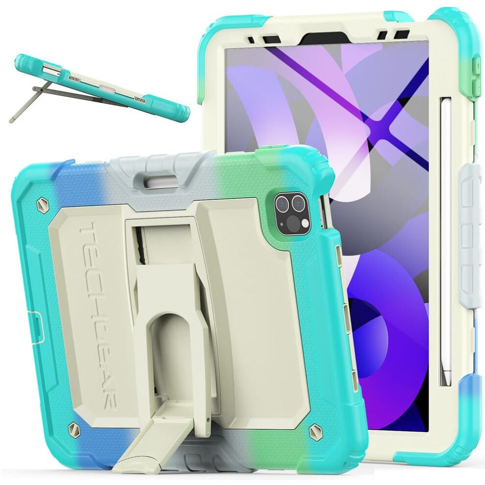 [ArmourSHIELD] Full Body Tough Rugged Case with Folding Stand & Protector For Apple iPad Air 10.9" 4th/5th Gen (2022/20) & iPad Pro 11" 4th/3rd Gen