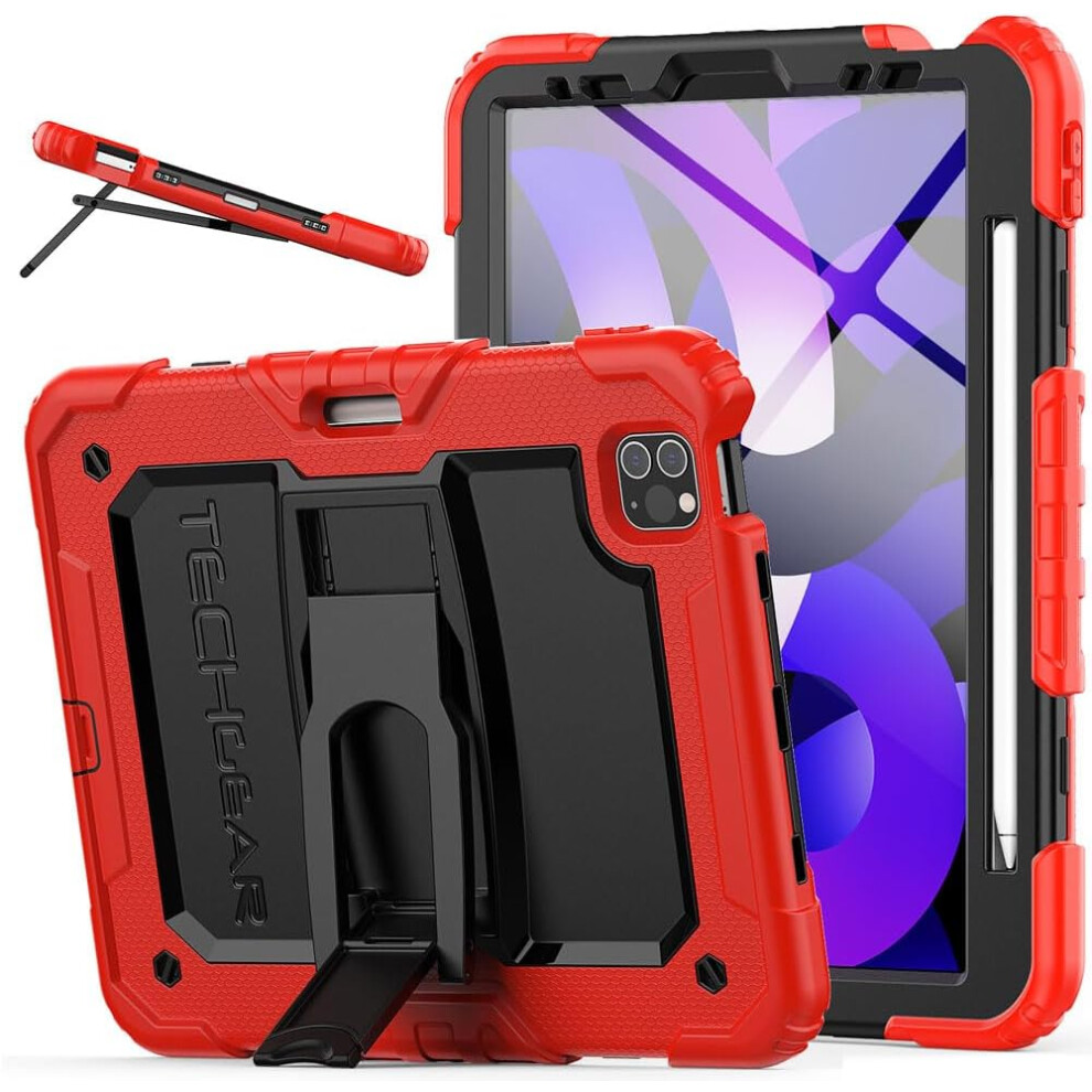 [ArmourSHIELD] Full Body Tough Rugged Case with Folding Stand & Protector For Apple iPad Air 10.9" 4th/5th Gen (2022/20) & iPad Pro 11" 4th/3rd Gen