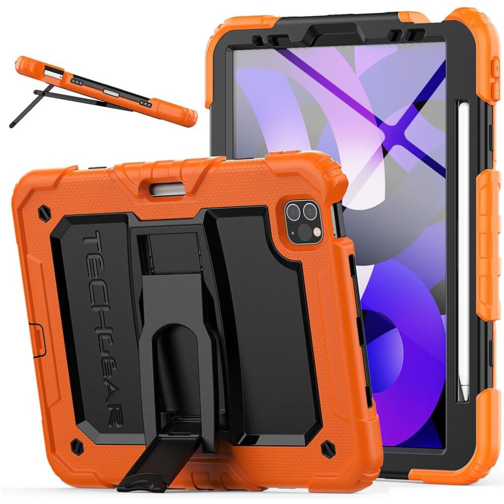 [ArmourSHIELD] Full Body Tough Rugged Case with Folding Stand & Protector For Apple iPad Air 10.9" 4th/5th Gen (2022/20) & iPad Pro 11" 4th/3rd Gen