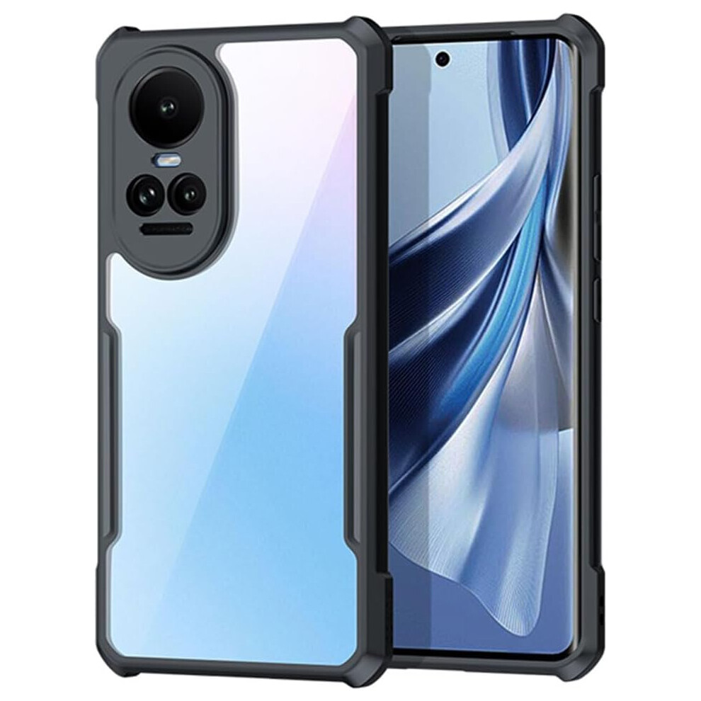 [Fusion Armour Case] Premium Hybrid Tough Heavy Duty, Clear Back, Bumper Case for Oppo Reno 10 5G