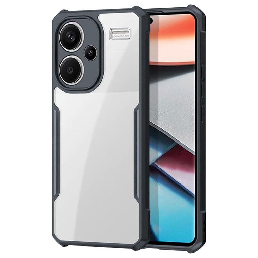 Techgear [Fusion Armour Case] Premium Hybrid Tough Heavy Duty, Clear Back, Bumper Case For Xiaomi Redmi Note 13 Pro Plus 5G
