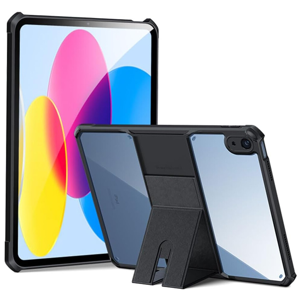Techgear [Fusion Armour] Premium Slim Hybrid Tough Rugged Protective Bumper Case With Stand For Apple Ipad Air 10.9" 4 2020 / Air 5 2022 (4Th / 5Th Generation)