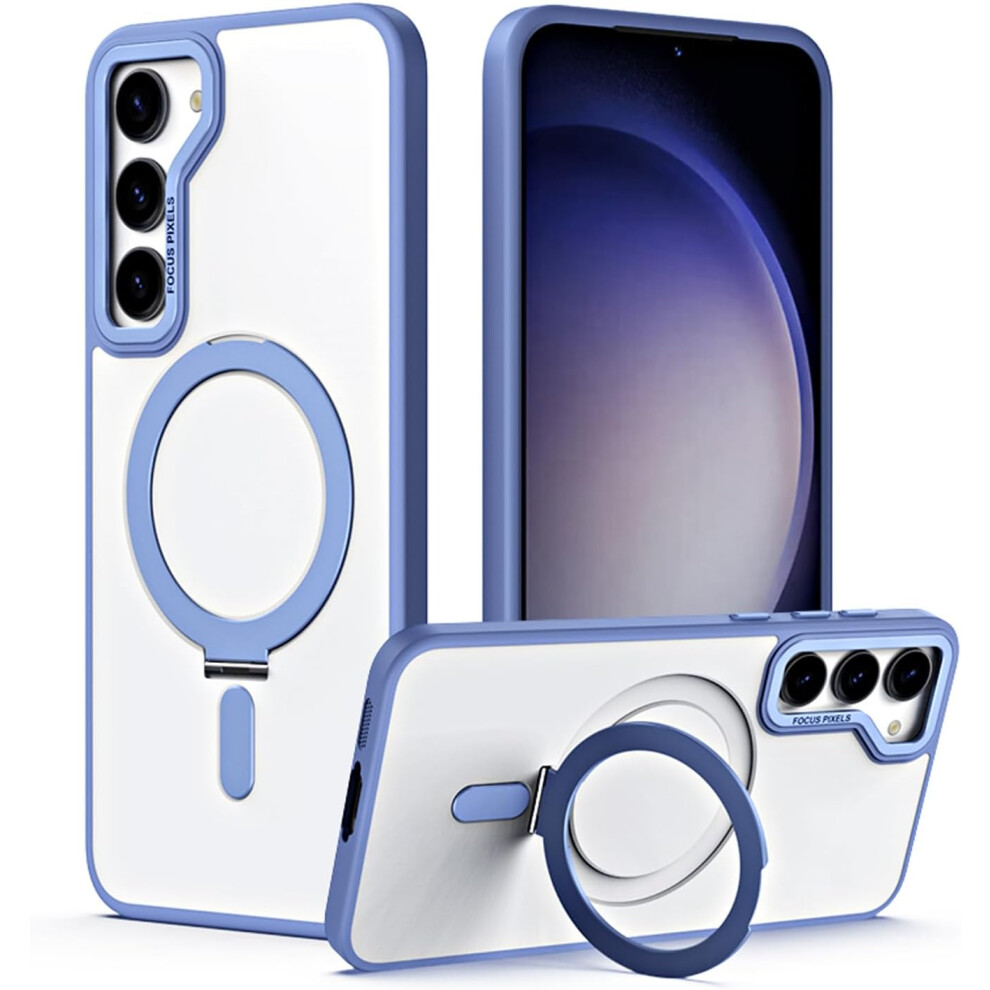 Techgear [Fusion Armour Ring] Premium Tough Protective Magnetic Ring Kickstand Case, Magsafe Case For Samsung Galaxy S24 Plus