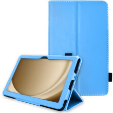 Folio Case Smart Cover Stand for Samsung Galaxy Tab A9 Plus 11-inch (SM-X210/SM-X215) - PU Leather, Auto Sleep/Wake, Hand Strap